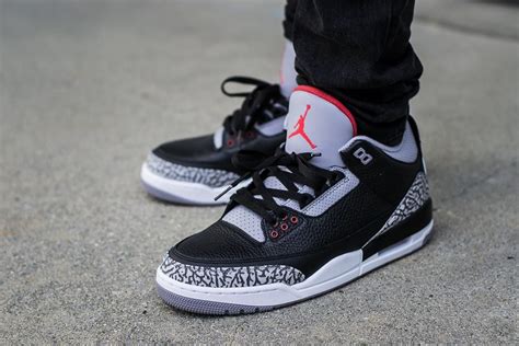 jordan 3 on feet